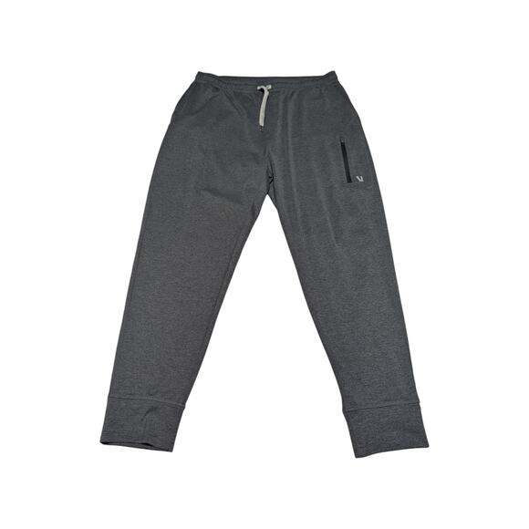 Vuori Sunday Performance Joggers Charcoal Heather Gray Mens X-Large Athleisure - Picture 2 of 8